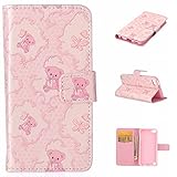 OMATENTI iPod Touch 6用 PUレザー手帳型ケース [無期限生涯補償付き] Apple iPod Touch 6th 財布型 スタンド機能 マグネット 手作り ハンドメイド カード収