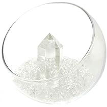 Amazon.co.jp: クリスタルエナジー浄化セット（天然水晶柱+天然水晶