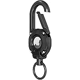 [BOUENN] AirTag ケース キーホルダー カラビナ エアタグ用 耐摩耗性 難燃性 耐衝撃 カバン/キー/荷物/バッグに掛ける