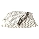 CircoTM Chevron Gray and White Sheet Set - Twin [並行輸入品]
