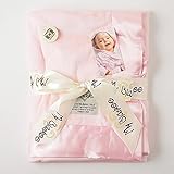 マイブランキー / Minky Solid Velour ミンキーソリッドベロア　ブランケット　Stroller size　(カラー：PINK)