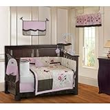 BabyFad Pink Blossom 10 Piece Baby Crib Bedding Set by BabyFad
