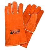PLOW 薪ストーブ専用　耐火グローブ オレンジ フリーサイズ