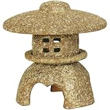信楽焼　信楽BEST SELECTION　古信楽丸雪見灯籠・8号（全高25cm×全幅25cm）