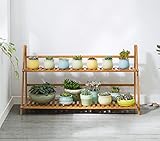 フラワースタンド・園芸ラック ソリッドウッドクリエイティブフラワーラタンリビングルームフロア多層フラワーシェルフリビングルームインテリアサラダフラワーポットシェルフ フラワーディスプレイスタンド (サ