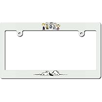 HCAgirls◆ミッフィー &スヌーピーナンバーフレームセット Amazon.co.jp: ナンバープレートフレーム ミッフィー ナンバー