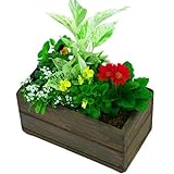 Welcome Woodのプチ寄せ植えプランターJPM28-UB　 お花をコーディネイトして色遊び！！ お花を植えて遊ぼう!　 容量・約3.6リットル