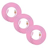 iPhone 7 Plus Charger, 3 Pack of Top Grade 10FT (3 Meters) Heavy Duty Lightning Cable USB to Lightni