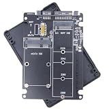 二重目的アダプタカード M.2 NGFF M.2 SATA対応 NGFF/MSATA 変換ケース - SATA3 外付けHDDボックス & デュアル対応アダプター 変換 アダプター 電圧最大3.3V 電流最大3A チップなく