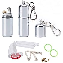 Amazon.co.jp: SOMGEM 防水キーホルダーライターケース 2パック