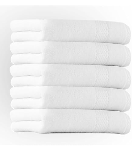 Amazon｜【まとめ買いセット】綿100% フェイスタオル 白10枚組 34×84cm