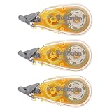 [デルフォニックス]【3点セット】ロルバーン 修正テープ（イエロー）