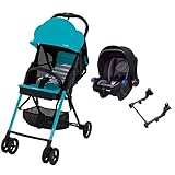 【セット買い】 コンビ ベビーカー F2plus ターコイズグリーン(GR) + F2用トラベルシステムキット ブラック