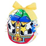 おむつケーキ ディズニー 男の子 / 出産祝い トイストーリー (パンパース Sサイズ)