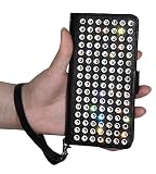 「kaupili」AQUOSR8 SoftBank SH-52D docomo 専用 手帳型ケース 最高級本革にスワロフスキー社製ラインストーン貼り ケース 手帳型 【ブラック】受注生産品 本革ストラップ付 スタント機能 カード入れ カバー きらきら(B18-ZP241TZ-Y1BZ)