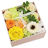 プレゼント 父の日 母の日 フラワーライト バラ 枯れない花 結婚記念日 プレゼント 妻 彼女 造花 [idosla] ソープフラワー 造花