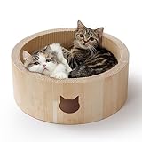 by Amazon 猫壱 爪とぎ バリバリベッド サークルLライトブラウン