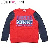 (ジェニィ)JENNI ミニ裏毛 ラメSISTER JENNI 長袖トレーナー 120 レッド(060)
