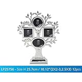 Lesser and Pavey - Little Treats Silver Plated Family Tree Frame (25.7 cm) by Lesser and Pavey - Lit