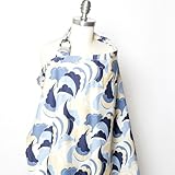 日本正規品 Bebe au lait　ベベオレ　イラスト説明書付き　授乳カバー バルセロナ