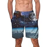 ショートパンツ メンズ Dafanet メンズ 水着 防水 速乾 海パン サーフパンツ サーフトランクス 海水パンツ アンダーパンツ スイムウェアー3D プリント 個性 無地 ゆったり ハーフパンツ 