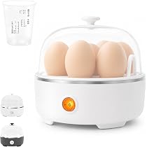 Amazon | 【Amazon.co.jp限定】ゆで卵メーカー (最大7個 / 固さ調節