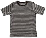 アンナニコラ ボーダー シンプル半袖Tシャツ 80cm ブラウン I-11153 日本製