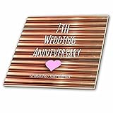 3dRose ct_154436_2 7Th Wedding Anniversary Gift Copper Celebrating 7 Years Together Seventh Annivers