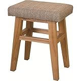 脚付きスツール 【 バンビ 】 木製 高さ45cm CL-785CBE ベージュ