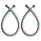 votamutaデッキマウント3つ穴ダブルハンドルWidespreadバスルームシンク蛇口 16 Inch VO070753-1