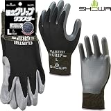 SHOWA ショーワグローブ/背抜き手袋/組立グリップクラスター（タグ付） 10双 カラー：ブラック サイズ：M 品番：371