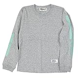 [CAMPFREE] [キャンプフリー] ロンT 長袖Tシャツ ボーイズ ジュニア キッズ （子供） 袖プリント 腕プリント 長袖 Tシャツ 10376 C.ヘザーグレー サイズ JM（120～130）