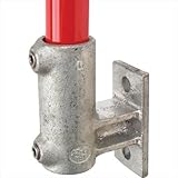 TekSupply 105937 QuikのKlamp垂直ベースフランジ1.25で - OD管内1.66のための