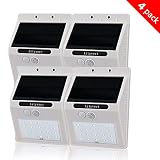Aityvert Solar Light with Motion Sensor, 20 Bright LEDs Wireless Solar Powered Motion Sensor Light f