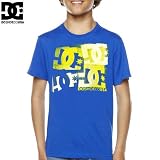DC ディーシーシューズ ユース TシャツTHERAPY BIG YOUTH TEEロイヤル ブルーNO15 ユースXL