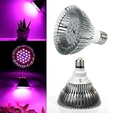 植物育成ledライト30W E26口金 、Derlights 植物育成led電球 30赤/22青 日照不足解消 省エネ 水耕栽培ランプ 室内栽培 観葉植物