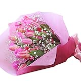 花 誕生日 プレゼント 春の花束 Lサイズ チューリップ ピンク 花束 スイートピー バレンタインデー ホワイトデー 入学祝い 卒業祝い エーデルワイス 花工房