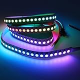 RGB Led Strip Light WS2812 WS2812B 3.2FT 144LEDs 1M DC5V IP20 Non-waterproof for Advertisement Home 
