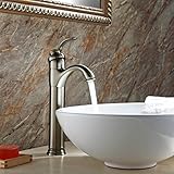 GotHobby Brushed Nickel Vessel Sink Bathroom Faucet Lavatory Single-handle [並行輸入品]