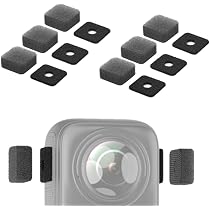 Amazon.co.jp: HAUUFENN 360 X5/X4/X3 対応 マイク風防カバー 6個