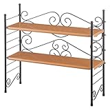 エレガントキッチンシリーズ出窓ラック(クルワ)幅60cm ブラウン/ブラック