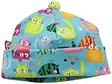 Zutano新生児女の子Cats Meow帽子、プール カラー: ブルー