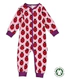 北欧 スウェーデン ベビー服 長袖カバーオール Ladybug てんとう虫 3-9ヵ月/9-18ヵ月 Maxomorra マクソモーラ (68cm)