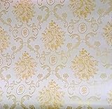 PEGAZOU(ペガ蔵) はがせる 壁紙シール ダマスク柄 ( ダマスカス ) 45cm×10m