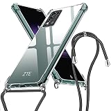 ZTE Libero 5G III ケース TPU クリア 薄型 軽量シリコン グラデーション色 ZTE Libero 5G III ケース ネック ストラップ付き 肩掛け 斜めかけ 縄掛けケース 耐衝撃 米軍MIL規格取得 黄変防止 ワイヤレス充電対応 長さ調整可能 落下防止 一体型 人気 携帯カバー (ピンク/グリーン) Q47-JBDS-ZTE-L5G-III-FL