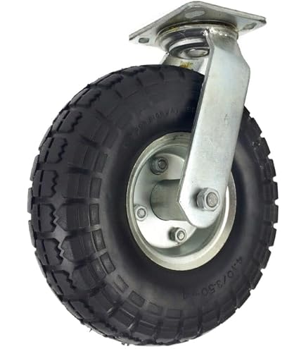 Amazon.co.jp: ノーパンクキャスター固定 車輪径 260mm 10インチ ［1個