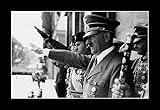 8 x 10のすべての木製額入りフォトNaziパーティー)ラリー、Some Time in the 1930s。Hitler salutes