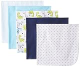Rene Rofe Baby Baby-Boys Newborn Dinosaur 5 Pack Receiving Blanket Set [並行輸入品]