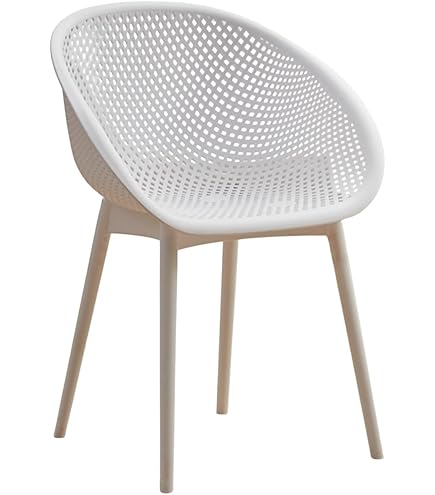 Amazon.co.jp: サンフラワーラタン メッシュPPチェア C1800PWH
