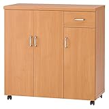 キッチンワゴン　DIS-9090ワゴン (ライトブラウン)